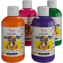 Daders Home Ara Renkler Parmak Boyası 4'lü Set 4X250 gr