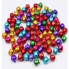 Daders Home 12 mm Karışık Renk Kulplu Zil,çan,çıngırak,metal Amigurumi Zili,takı Aksesuar Yapımı (100)