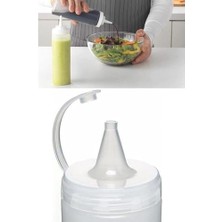Daders Home 2 Adet Sos Şişesi 700 ml Plastik Yağlık Sirkelik Ketçap Mayonez Sızdırmaz Sosluk Yağdanlık,bpa Içermez (Şeffaf)