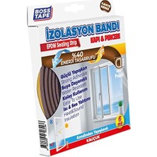 Daders Home Plastik Kapı Altı Hava Akımı Önleyici, 53 mm x 2,5 mt Boyut, Şeffaf