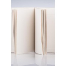 Bistopia Yoga Eğitmenine Hediye 100 Yaprak (200 Sayfa) Çizgisiz Kanvas Defter - Not Defteri