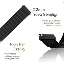 Daders Home Loop 22MM Kumaş Kordon ile Uyumlu Gt5/gt5 Pro/gt4/ 4 Pro/gt3/gt3 Pro/gt2/gt2 Pro 46MM Için Terletme Yapmayan Nefes Alabilen Konforlu Spor Tasarımlı Kayış