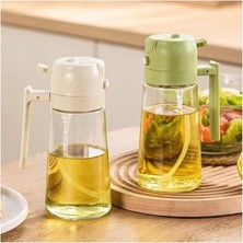 Daders Home Çift Fonksiyonlu Yemek Yağı Için Yağ Püskürtücü, Yağ Püskürtme ve Dökme, Yağ Püskürtme Şişesi, Yağ Için Cam Sprey Yağdanlık