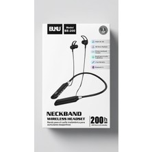 Gunkes 200 Saat Pil Ömrü ile Kablosuz Spor Bluetooth  Kulaklık