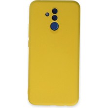 SHC4200 Mate 20 Lite Kılıf Nano Içi Kadife - Sarı