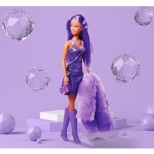 Daders Home 105733666, Steffi Fluffy, Kürk Ceketli ve Havalı Moda Aksesuarları Olan Bir Elbise Giyiyor, 29 cm