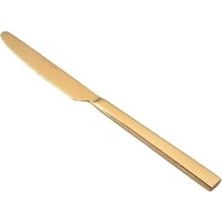 Bistopia Quantum Mat Altın Tatlı Bıçağı 24 cm 6 Adet