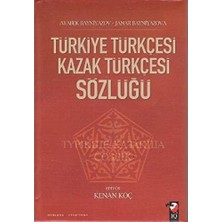 Daders Home Türkiye Türkçesi Kazak Türkçesi Sözlüğü