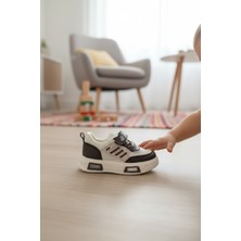 Enoch Çocuk Ortopedik Tabanlı Esnek Fileli Cırt Cırtlı Dinamik Sneaker Ayakkabı