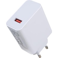 Daders Home 33 Watt Turbo USB Şarj Başlık Adaptörü, M11, Beyaz, Weko,