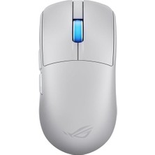 Daders Home Rog Harpe Iı Kablosuz Espor Oyun Mouse'u, 48G Hafif Ağırlık, Simetrik Tasarım, Aımpoınt Pro 42K Optik Sensör, Optik Anahtarlar, 8k Pollıng Hızı, 5 Programlanabilir Tuş Beyaz