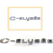 Zetoto Citroen C-Elysee Arka Bagaj Yazısı Çift Taraflı Bantlı 9678485180