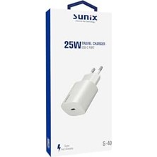Daders Home 25W Usb-C Girişli Süper Hızlı Şarj Aleti Başlık S-40