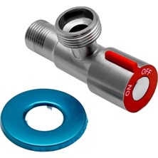 Daders Home Inox Taharet Musluğu, Paslanmaz Çelik, Aynalı, On Off Düğmeli, Ara Musluk