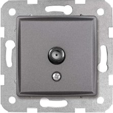 Daders Home Granit Grisi Ikili Uydu Sat Sonlu Mekanizma ve Kapak