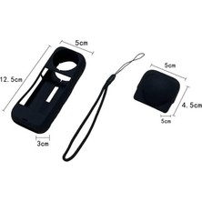 Daders Home Insta 360 X4 Uyumlu Silikon Kılıf Koruma Kılıfı Soft Case