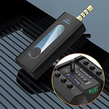 Daders Home Kablosuz Mikrofon Tekli Yaka Mikrofonu 3.5mm Aux Girişli Sokak Müzisyenleri Amfi Hoparlör Bilgisayar Youtuber Tablet Tak Çalıştır (Telefon Desteklemez) K35