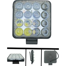 Off Road Beyaz Işık Sis Farı 16 Led, Güçlü ve Dayanıklı Aydınlatma