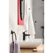 Daders Home Start Halka Havluluk | Duş / Banyo Aksesuarları | Mat Siyah | 411742430