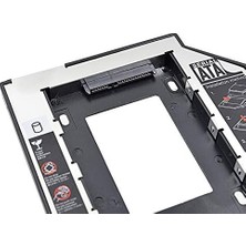 Daders Home AL-4716 Sata HDD Harddisk Caddy Kızak Kutu SSD Notebook, Ikinci HDD Takma, 9.5 mm