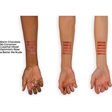 Daders Home Deep Impact Lipstick 06 Cinnamon Kremsi Dokulu Yarı Parlak Ruj, Kahverengi