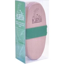 Daders Home %100 Doğal At Kılı Masaj ve Kuru Fırçalama Için Yeşil Kemerli Vücut Peeling Selülit Fırçası