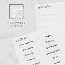 Daders Home Spicestack Baharat Rafı, Ayarlanabilir, 24 Şişe, Beyaz