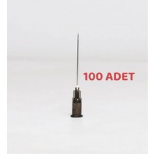 ENKAVET Berika Siyah Enjektör Iğne Ucu (Uç) 22 G 0,7 * 32 mm Steril Uzun Luer Lock Kilitli 100 Adet