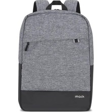 Daders Home Unicity Eco MCE-1104 Çevre Dostu Laptop Çantası, Sırt Çantası,  Air/pro ile Uyumlu Sırt Çantası, Erkek Kadın Bilgisayar Çantası, Gri
