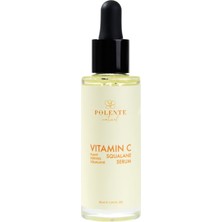 Daders Home Polente Natural - C Vitamin & Squalane Serum - Aydınlatıcı Leke Serumu (C Vitamini Kompleksi) (30 Ml)