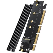 Daders Home Pcıe 4.0 X4 X8 X16 Uyumlu 64GBPS Nvme M.2 SSD Dönüştürücü Adaptör