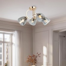Daders Home Mastar 4'lü Altın Plafonyer 4XE27
