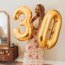 Daders Home Xesha 5 Yaş Doğum Günü Rakamlı Balon Yaş Günü Renk Uçan Balon 102 cm Doğum Günü ve Parti Dekorasyonu Büyük Boy Folyo Balon 40 Inç - 102 cm Doğum Günü Dekorasyonu Balon Yaş Sayı Helyum Balon 5 Rakamı
