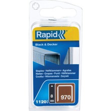 Daders Home Zımba Teli Tip 970, 8 mm Zımba, 1.120 Adet, & Decker El ve Elektrikli Zımba Makineleri Için Düz Tel Kıskaçlar