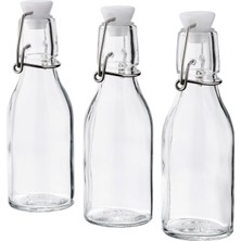Daders Home Su Şişesi, Cam, 15 Cl, 3 Adet