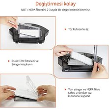 Daders Home Ultenis D5S Pro Aksesuar Kiti, 11 Parça (4 Yan Fırça + 4 Hepa Filtre + 2 Mikrofiber Paspas Bezi + 1 Rulo Fırça)