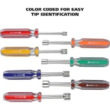 Daders Home Greatneck ND71 Metric Professional Nut Driver Seti, 7 Parça