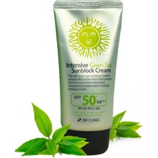Daders Home 3W Clinic Yatıştırıcı ve Nemlendirici Yeşil Çay Içeren Büyük Boy Güneş Koruyucu 3W Clinic Spf 50+ Pa +++ 70ML