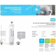 Daders Home 3/6 Litre Çift Kademeli Klozet Rezervuar Iç Takım