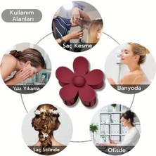 Daders Home Kadın 5'li Papatya Toka Seti, Lastik Toka Seti, Toka Organizer, Toka, Kız Çocuk Toka, Kadife Toka 5'lü Set