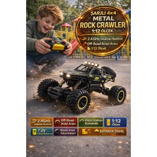 Toyfest 4x4 Kumandalı Rock Crawler 1:12 Off Road Araba 2.4ghz Şarjlı Uzaktan Kontrollü Jeep