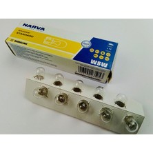 10 Adet W5W T10 Dipsiz Tavan Park Plaka LED Işık Seti