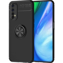 Poyraz Market Newface Realme 7 Kılıf Range Yüzüklü Silikon - Siyah
