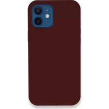 Poyraz Market Newface Apple iPhone 12 Kılıf Lansman Legant Silikon - Bordo