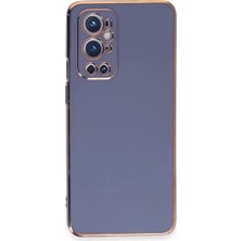 Poyraz Market Newface One Plus 9 Pro Kılıf Volet Silikon - Mavi
