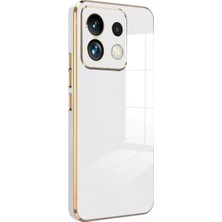 Poyraz Market Newface Xiaomi Poco M6 Pro 4g Kılıf Volet Silikon - Beyaz