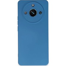 Poyraz Market Newface Realme 11 Pro Kılıf Nano Içi Kadife Silikon - Mavi