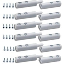 Daders Home Sineklik Menteşesi, Beyaz 6 Adet (12 Adet Akıllı Montaj Vidası Ile Birlikte)