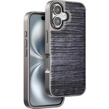 Poyraz Market Venco Apple iPhone 16 Wave Kapak - Derin Mor