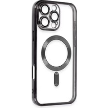 Poyraz Market Newface Apple iPhone 16 Pro Max Kılıf Kross Magneticsafe Kapak - Siyah